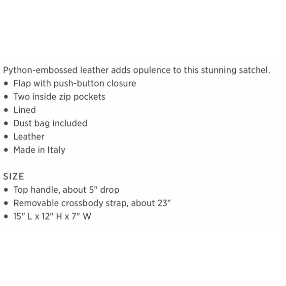 🎈sold🎈NWT Mario Valentino large satchel - Picture 6 of 7